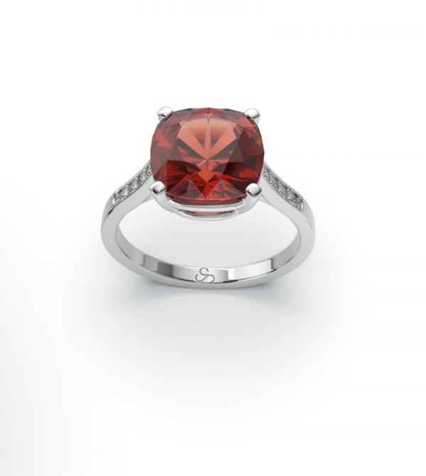 Anillo Copinar Granate Piropo - Imagen 3