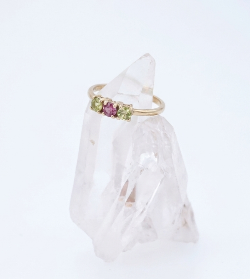 turqueta plata turmalina y peridotos