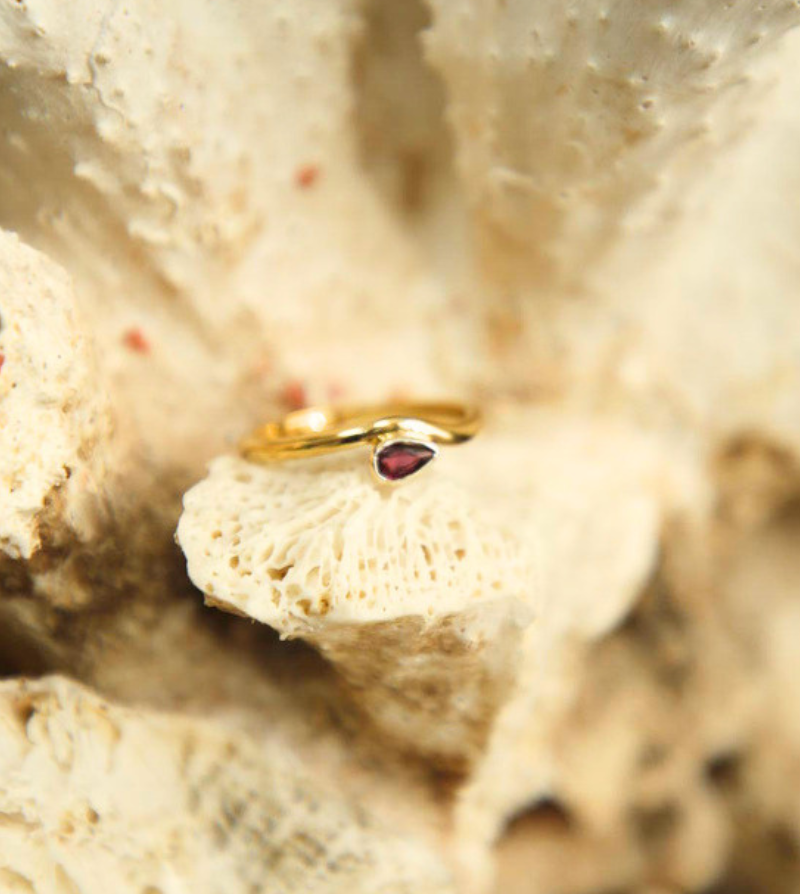 ANILLO GOTA RUBELITA Anillo Gota Rodolito - Imagen 1