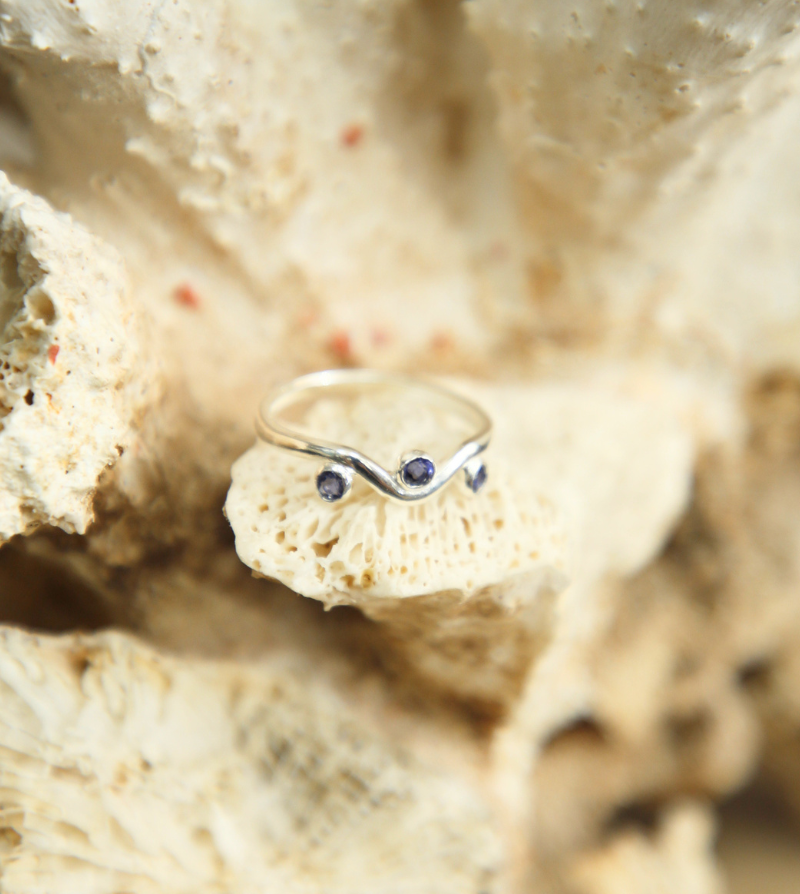 Anillo ESPUMA TANZANITAS Anillo ESPUMA TANZANITAS
